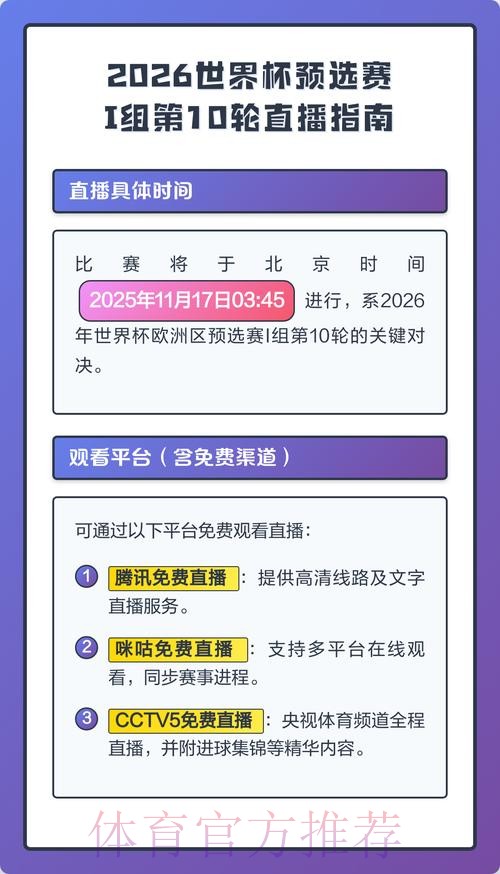 2026世界杯直播最新观看指南官网入口 2026世界杯直播最新观看指南官网入口